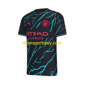 Koszulka Manchester City Trzeci Koszulki Piłkarskie 2023-2024 Krótki Rękaw